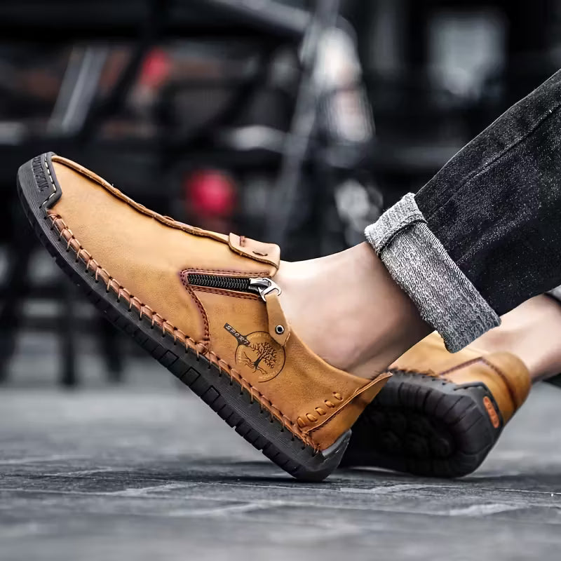 Mocasín Ortopédico de Cuero Evolux™