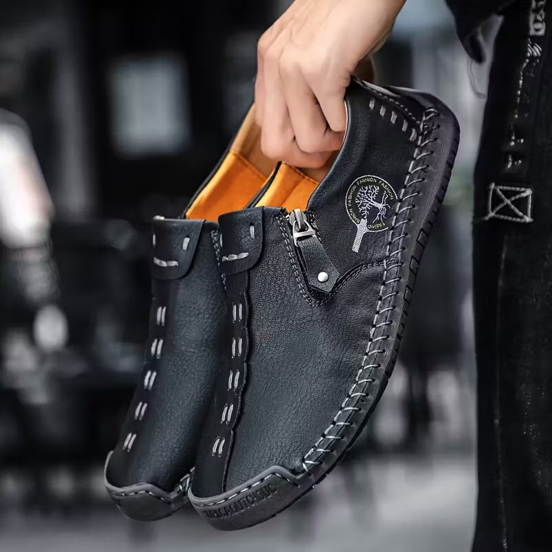 Mocasín Ortopédico de Cuero Evolux™