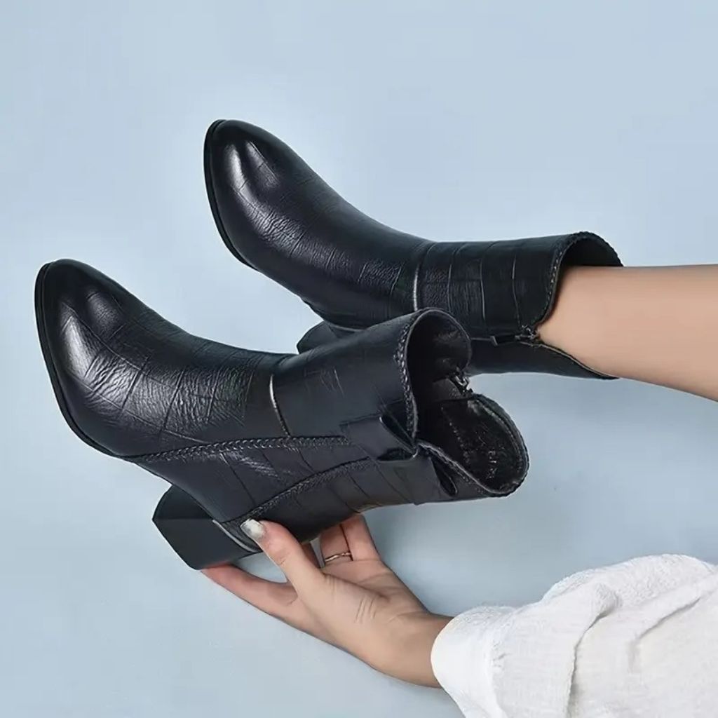 Bota Femenina de Cuero Cameron