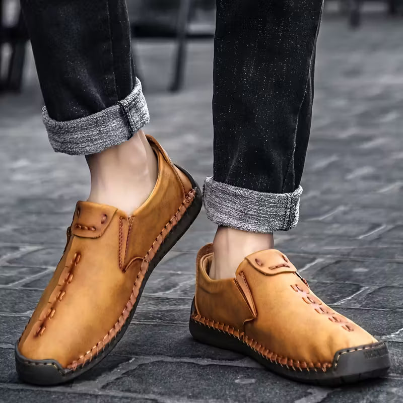 Mocasín Ortopédico de Cuero Evolux™