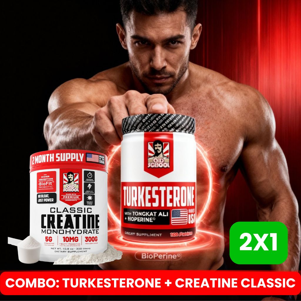 COMBO 2X1 CREATINA CLASSIC + TURKESTERONE