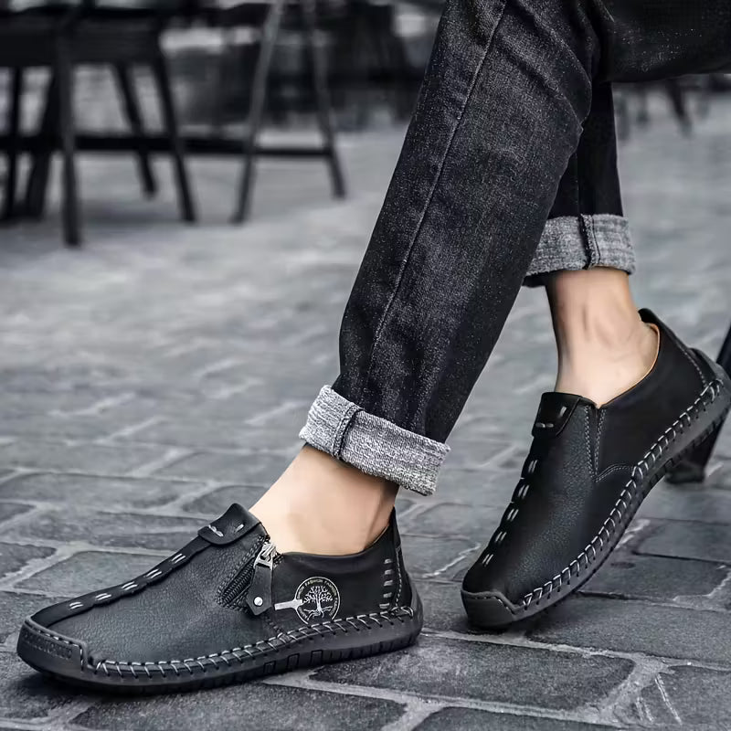 Mocasín Ortopédico de Cuero Evolux™