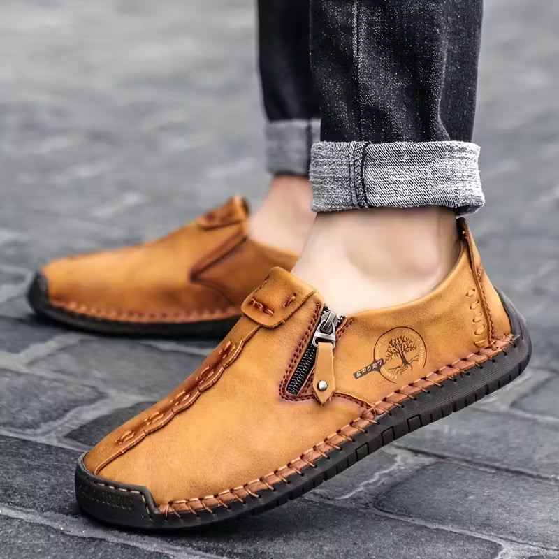 Mocasín Ortopédico de Cuero Evolux™
