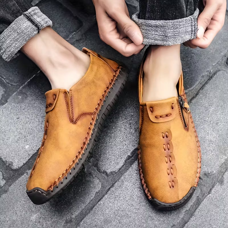 Mocasín Ortopédico de Cuero Evolux™